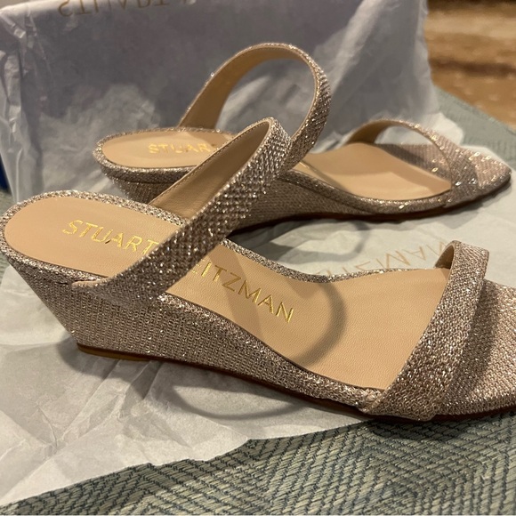 NWT Stuart Weitzman Aleena 50 Wedge 35.5 - Picture 2 of 7